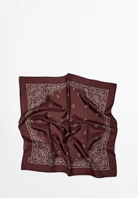 Massimo Dutti BANDANA PASLEY - Tørklæde - bordeaux