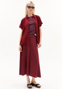 ARMEDANGELS LARISAANA - Overhemdblouse - dark crimson