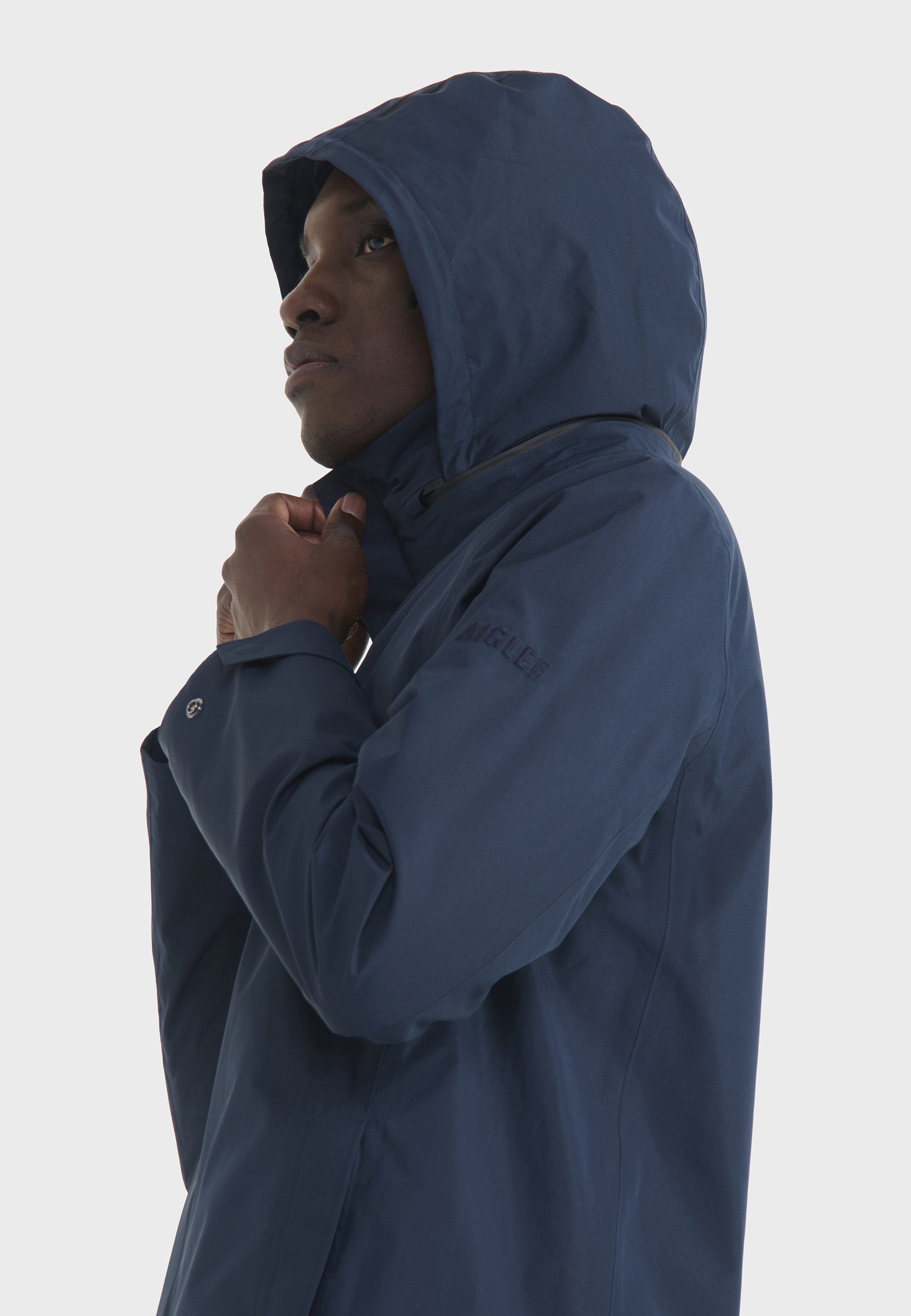 Aigle GORE-TEX - Waterproof jacket - navy blue/dark blue - Zalando