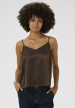 Culture MOLLIE STRAP - Débardeur - coffee bean