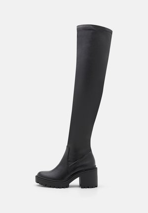 Over-the-knee boots - black