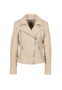 Kožená bunda - stone salt