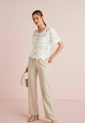 CO-ORD - T-shirt imprimé - white