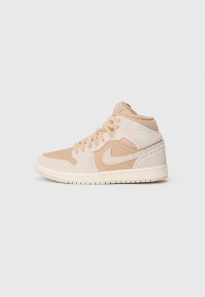 AIR JORDAN 1 MID - Sneakers hoog - hemp/light orewood brown/sail