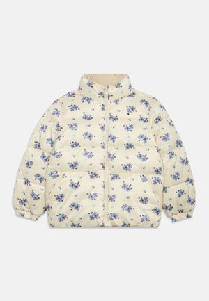 FLOWER REVERSIBLE PUFFER - Vinterjakke - ancient white