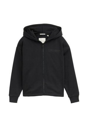 MIT PRINT - Sweat zippé - heavy black