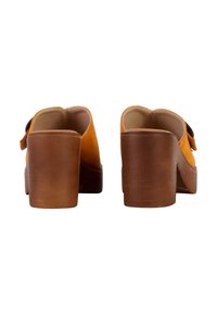 Divine Factory MULES À TALONS  - Muiltjes met hak - orange