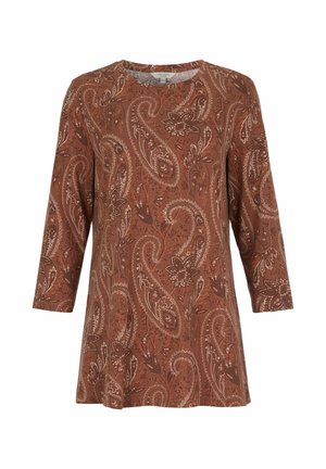 Cellbes of Sweden, PATTERNED JERSEY TUNIQ - Longsleeve - rust paisley
