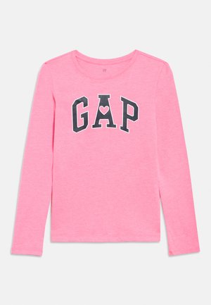 LOGO VALUE TEE GIRLS - Bluză cu mânecă lungă - neon pink rose