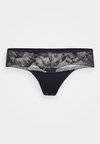 THONG PEONY - String - black