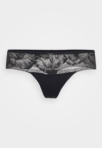 THONG PEONY - String - black