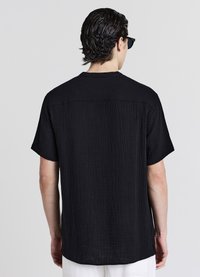 Calliope BOTTONCINI GOFFRATO - T-Shirt basic - nero ultrablack
