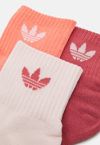 adidas Originals 3PACK - Meias -  quartz/semi coral fusion/red
