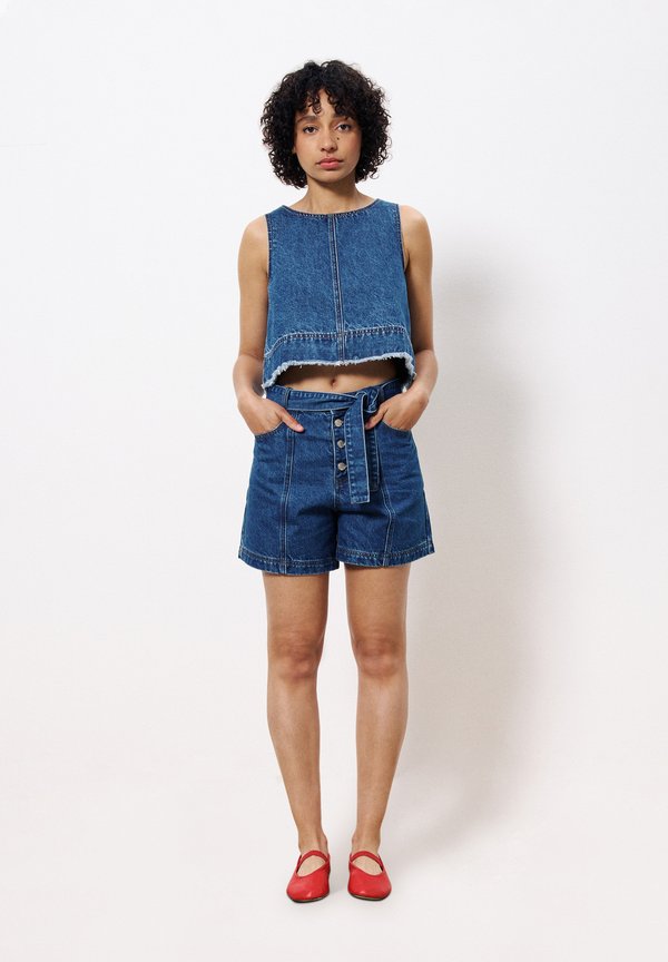 Jeans Shorts - bleu jean