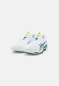 ASICS SOLUTION SPEED 3 - Tenisice za sve terene - white/mako blue
