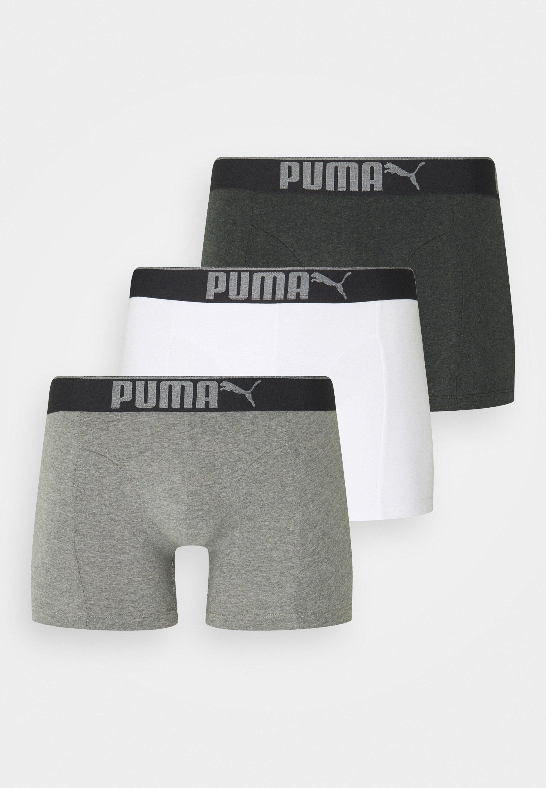 Puma PREMIUM 3 PACK - Onderbroeken - white/grey/black/Grijs - Zalando.nl