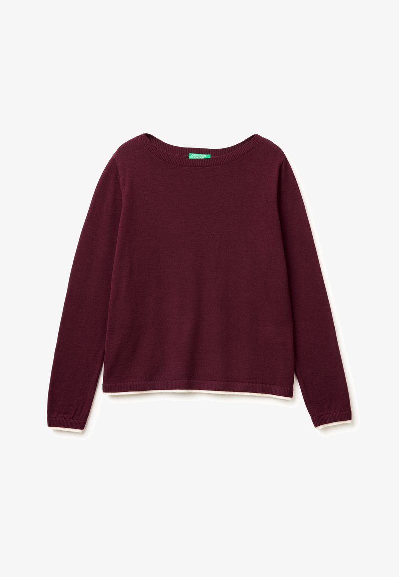Sweter Color United Colors of Benetton - Sweter/brązowy - Zalando.pl