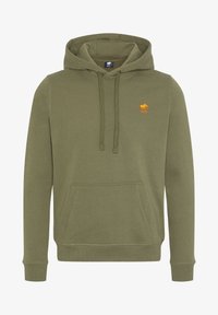 Unselected, burnt olive