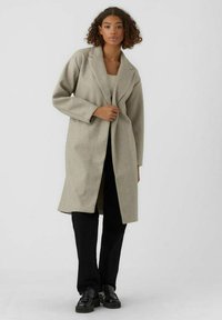 Vero Moda VMFORTUNE LONG JACKET  - Abrigo clásico - silver mink