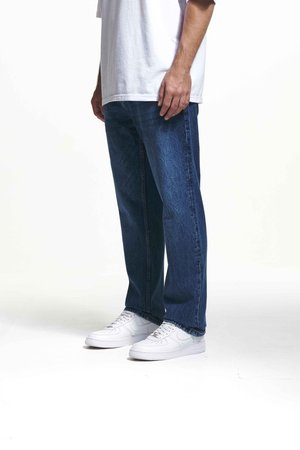 GABRIE BASIC STRAIGHT - Jeans a sigaretta - mid blue