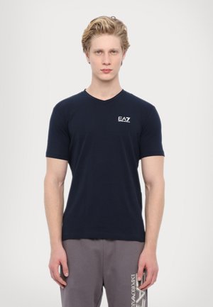 Basic T-shirt - armani blue