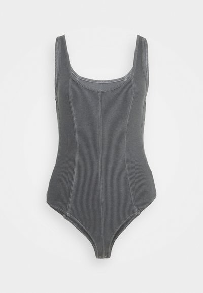 Agolde ELNA BODYSUIT - Μπλούζα - gravity grey