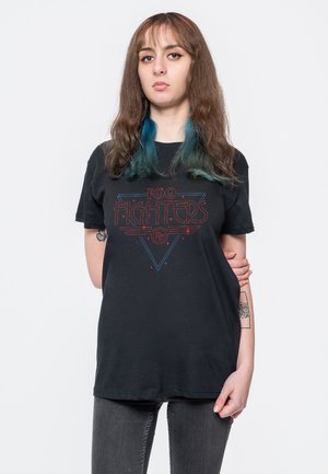 Paradiso Clothing FOO FIGHTERS DISCO OUTLINE - Print T-shirt - black