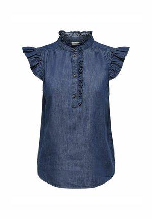 JDY Blusa - medium blue denim
