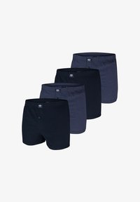 Selected, navy gemustert