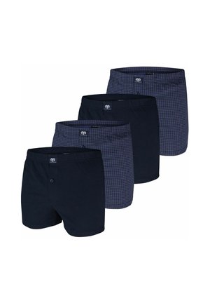 4 PACK - Boxer shorts - navy gemustert
