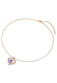 KETTE MIT KRISTALLEN - Náhrdelník - roségold-coloured