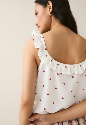 Next, Débardeur - cream red polka dot