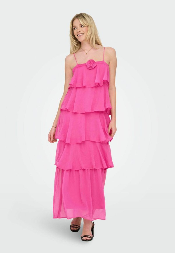 ONLASTA LANGES - Maxikleid - fuchsia fedora