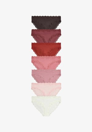 THE SET, 7 PACK - Brazilian-püksikud - rust brown blush pink