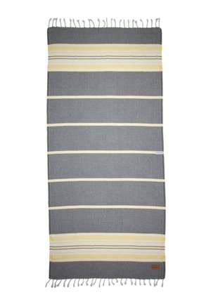 HAMAM SEA ME - Strandhanddoek - black/lemon