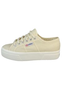Superga LOW PLATFORM AKJ  - Sneakers laag - beige lt eggshell f avorio