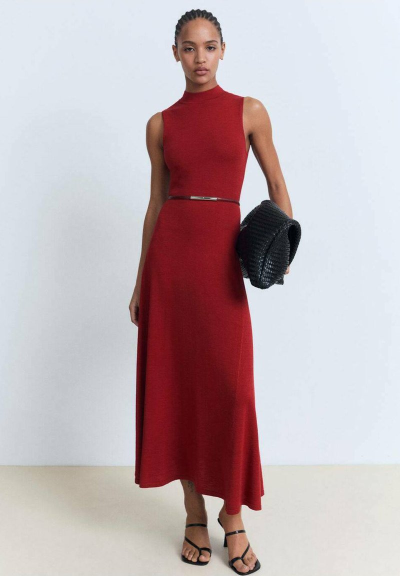 Mango - FLARED - Maxi dress - rouge, Enlarge