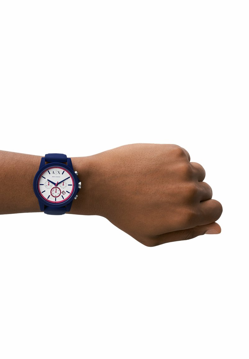 Montre Avec Aiguilles Peintes Bleues Et Rouges - Design Unique - Neuf Sans étiquette