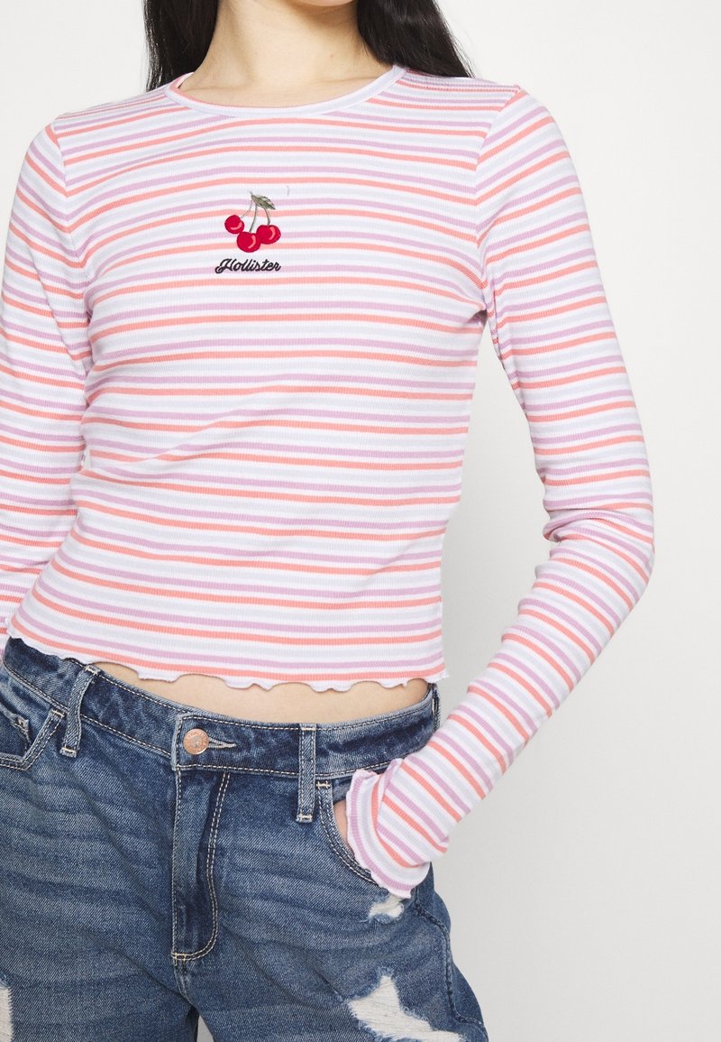 Hollister Long sleeved top multi-coloured (Pre-owned