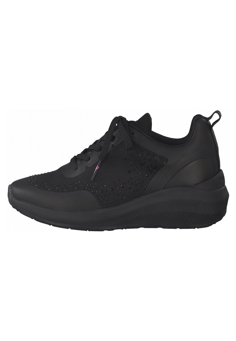 Damen Sneaker low | Tamaris Sneaker low black uni/schwarz - NE11332 Damen Sneaker low | Tamaris Sneaker low black uni/schwarz - NE11332