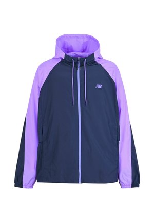 New Balance, ATHLETICS LIGHT PACKABLE JKT - Veste mi-saison - team navy electric purple