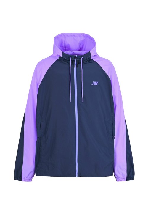 New Balance ATHLETICS LIGHT PACKABLE JKT - Chaqueta de entretiempo - team navy electric purple — photo 6