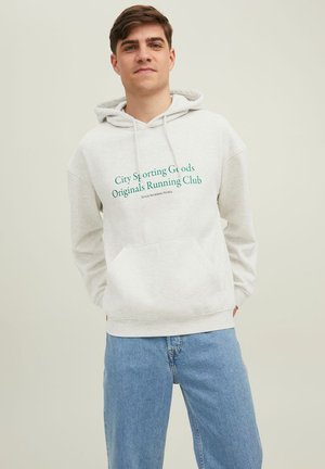 UNISEX JORBRINK CITY - Hoodie - white melange