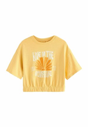SUNSHINE GRAPHIC BOXY - Långärmad tröja - yellow