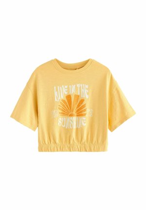 SUNSHINE GRAPHIC BOXY - Top dugih rukava - yellow