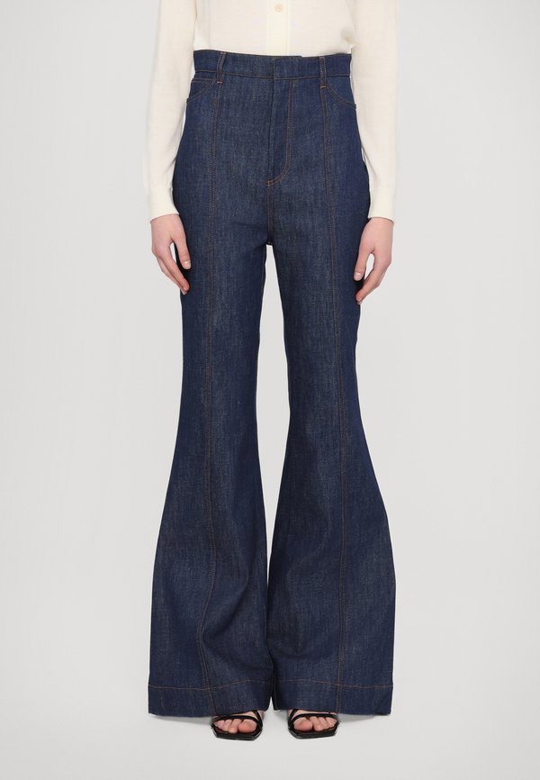 DOUBLE HEART FLARED - Flared Jeans