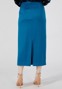 Smart and Joy DROITE MIDI - Jupe crayon - bleu sarcelles