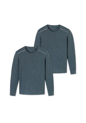 2-PACK COMFORT FIT - Langarmshirt - blau