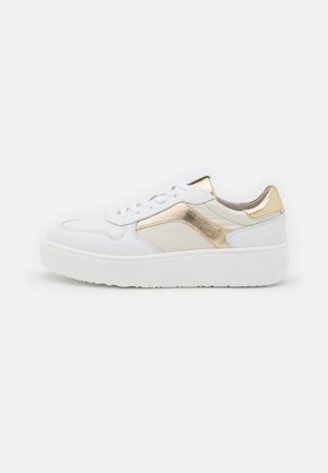 Tamaris Trainers - white/gold
