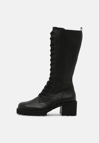 Paul Green Bottes à lacets - black